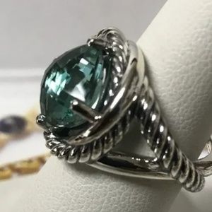 David Yurman Jewelry - 🦋David Yurman🦋 Infinity Prasiolite ring size 7 David Yurman Jewelry - 🦋David Yurman🦋 Infinity Prasiolite ring size 7